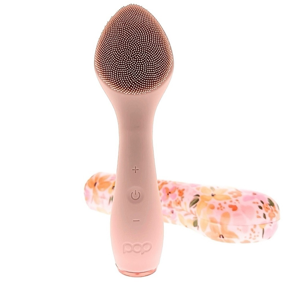 Pop Sonic NIB Spade Facial Cleansing Device Silicone Pore Cleaning Tool w/Case - Picture 6 of 8